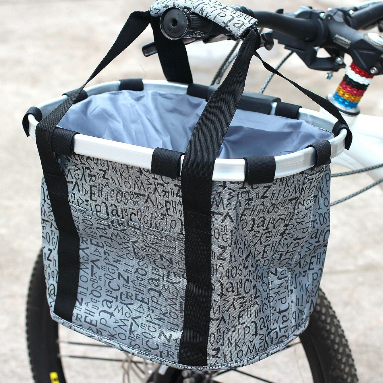 Quick-Release Front Bike Basket
